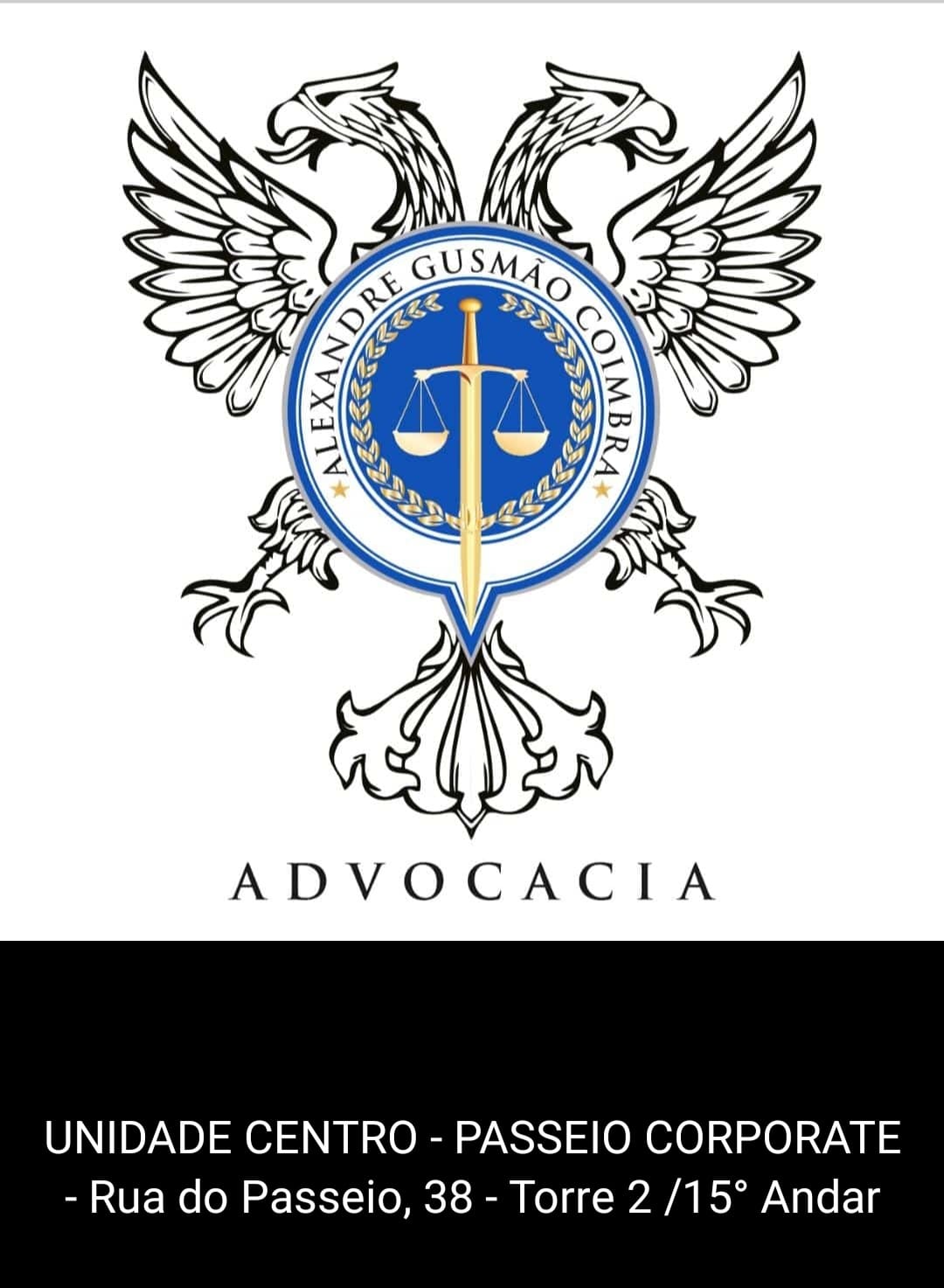 Brasão de Alexandre Gusmão Coimbra Advocacia